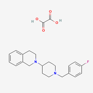 2-[1-(4-fluorobenzyl)-4-piperidinyl]-1,2,3,4-tetrahydroisoquinoline oxalate