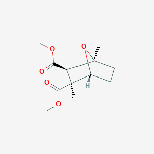 molecular formula C12H18O5 B396905 Dimethyl 1,3-dimethyl-7-oxabicyclo[2.2.1]heptane-2,3-dicarboxylate 
