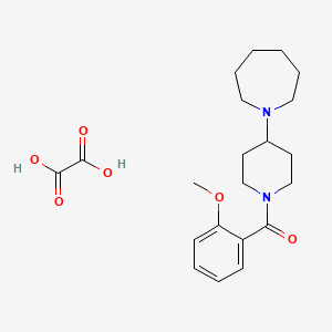 1-[1-(2-methoxybenzoyl)-4-piperidinyl]azepane oxalate