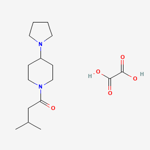 1-(3-methylbutanoyl)-4-(1-pyrrolidinyl)piperidine oxalate