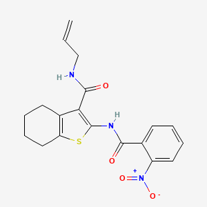 N-allyl-2-[(2-nitrobenzoyl)amino]-4,5,6,7-tetrahydro-1-benzothiophene-3-carboxamide