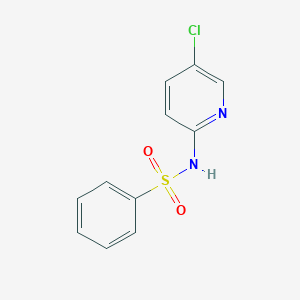 molecular formula C11H9ClN2O2S B396910 N-(5-chloropyridin-2-yl)benzenesulfonamide CAS No. 107491-42-9