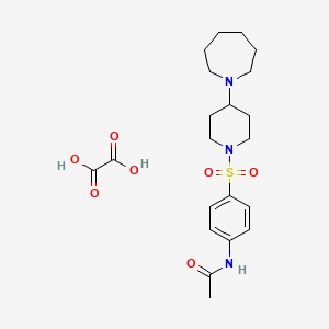 N-(4-{[4-(1-azepanyl)-1-piperidinyl]sulfonyl}phenyl)acetamide oxalate