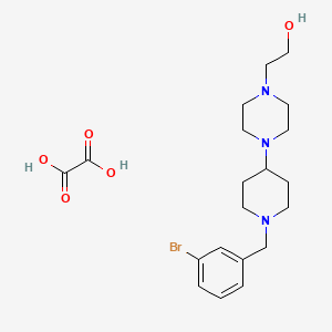 2-{4-[1-(3-bromobenzyl)-4-piperidinyl]-1-piperazinyl}ethanol ethanedioate (salt)