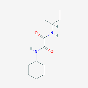 molecular formula C12H22N2O2 B3969216 N-(sec-butyl)-N'-cyclohexylethanediamide 