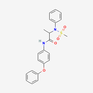 N~2~-(methylsulfonyl)-N~1~-(4-phenoxyphenyl)-N~2~-phenylalaninamide