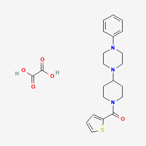 1-phenyl-4-[1-(2-thienylcarbonyl)-4-piperidinyl]piperazine oxalate