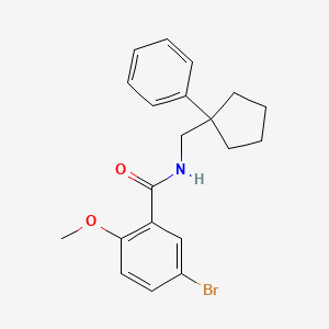 5-bromo-2-methoxy-N-[(1-phenylcyclopentyl)methyl]benzamide