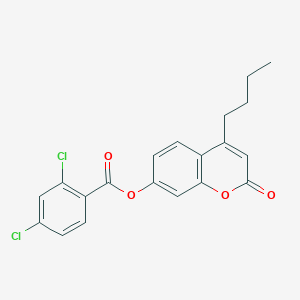 4-butyl-2-oxo-2H-chromen-7-yl 2,4-dichlorobenzoate