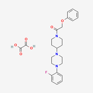 1-(2-fluorophenyl)-4-[1-(phenoxyacetyl)-4-piperidinyl]piperazine oxalate