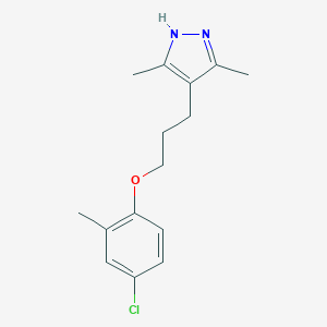 4-[3-(4-chloro-2-methylphenoxy)propyl]-3,5-dimethyl-1H-pyrazole