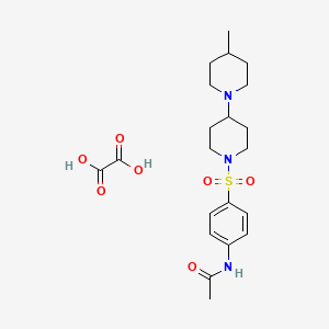 N-{4-[(4-methyl-1,4'-bipiperidin-1'-yl)sulfonyl]phenyl}acetamide oxalate