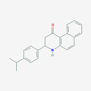 molecular formula C22H21NO B396952 3-(4-isopropylphenyl)-3,4-dihydrobenzo[f]quinolin-1(2H)-one 