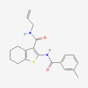 N-allyl-2-[(3-methylbenzoyl)amino]-4,5,6,7-tetrahydro-1-benzothiophene-3-carboxamide