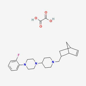 1-[1-(bicyclo[2.2.1]hept-5-en-2-ylmethyl)-4-piperidinyl]-4-(2-fluorophenyl)piperazine oxalate