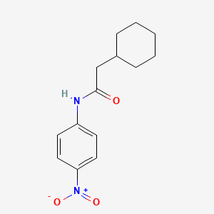 2-cyclohexyl-N-(4-nitrophenyl)acetamide