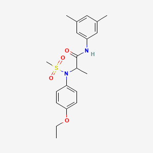 N-(3,5-dimethylphenyl)-N~2~-(4-ethoxyphenyl)-N~2~-(methylsulfonyl)alaninamide