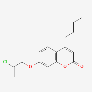 4-butyl-7-[(2-chloro-2-propen-1-yl)oxy]-2H-chromen-2-one