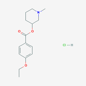 1-methyl-3-piperidinyl 4-ethoxybenzoate hydrochloride