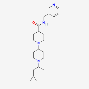 1'-(2-cyclopropyl-1-methylethyl)-N-(3-pyridinylmethyl)-1,4'-bipiperidine-4-carboxamide