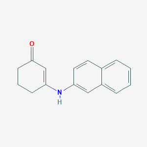 molecular formula C16H15NO B396987 3-(Naphthalen-2-ylamino)cyclohex-2-en-1-one 