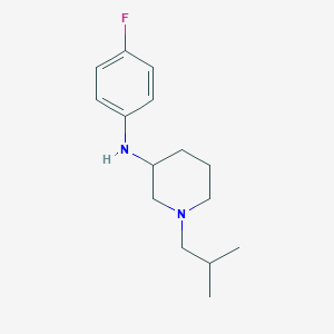 N-(4-fluorophenyl)-1-isobutyl-3-piperidinamine