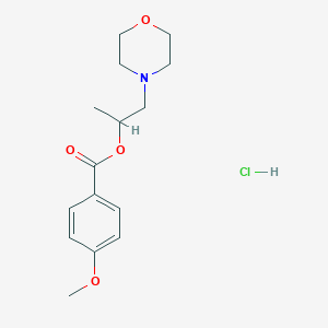 1-methyl-2-(4-morpholinyl)ethyl 4-methoxybenzoate hydrochloride