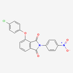 4-(4-chlorophenoxy)-2-(4-nitrophenyl)-1H-isoindole-1,3(2H)-dione