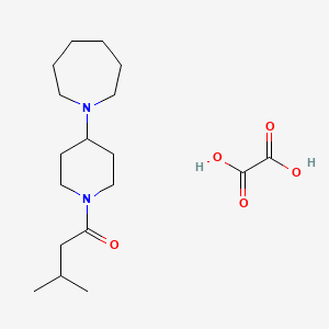 1-[1-(3-methylbutanoyl)-4-piperidinyl]azepane oxalate