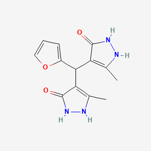 4,4'-(2-furylmethylene)bis(3-methyl-1H-pyrazol-5-ol)