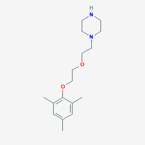 molecular formula C17H28N2O2 B397012 1-{2-[2-(Mesityloxy)ethoxy]ethyl}piperazine 