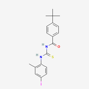 4-tert-butyl-N-[(4-iodo-2-methylphenyl)carbamothioyl]benzamide