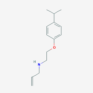 molecular formula C14H21NO B397015 N-allyl-N-[2-(4-isopropylphenoxy)ethyl]amine 