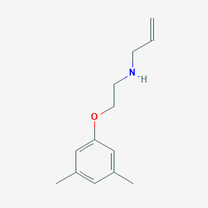 molecular formula C13H19NO B397019 N-[2-(3,5-dimethylphenoxy)ethyl]prop-2-en-1-amine 