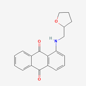 1-[(tetrahydro-2-furanylmethyl)amino]anthra-9,10-quinone