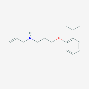 molecular formula C16H25NO B397022 N-allyl-N-[3-(2-isopropyl-5-methylphenoxy)propyl]amine 