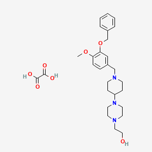 2-(4-{1-[3-(benzyloxy)-4-methoxybenzyl]-4-piperidinyl}-1-piperazinyl)ethanol ethanedioate (salt)