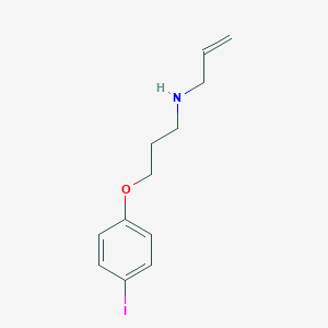 N-allyl-N-[3-(4-iodophenoxy)propyl]amine