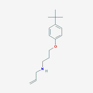 molecular formula C16H25NO B397026 N-allyl-N-[3-(4-tert-butylphenoxy)propyl]amine 