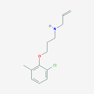 molecular formula C13H18ClNO B397030 N-allyl-N-[3-(2-chloro-6-methylphenoxy)propyl]amine 