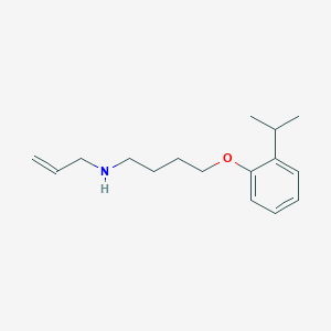 molecular formula C16H25NO B397031 N-allyl-N-[4-(2-isopropylphenoxy)butyl]amine 
