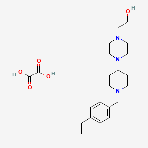 2-{4-[1-(4-ethylbenzyl)-4-piperidinyl]-1-piperazinyl}ethanol ethanedioate (salt)