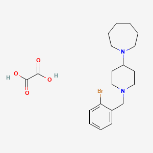 1-[1-(2-bromobenzyl)-4-piperidinyl]azepane oxalate