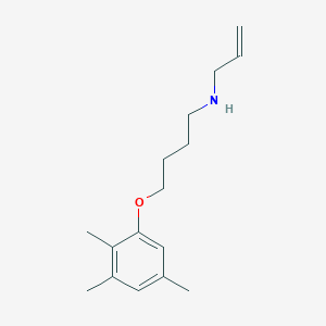 molecular formula C16H25NO B397034 N-allyl-N-[4-(2,3,5-trimethylphenoxy)butyl]amine 