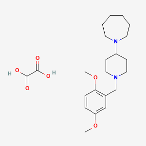 1-[1-(2,5-dimethoxybenzyl)-4-piperidinyl]azepane oxalate