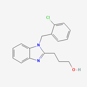 3-(1-(2-chlorobenzyl)-1H-benzo[d]imidazol-2-yl)propan-1-ol