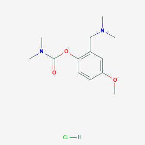 2-[(dimethylamino)methyl]-4-methoxyphenyl dimethylcarbamate hydrochloride