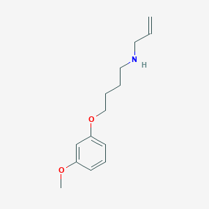 molecular formula C14H21NO2 B397037 N-allyl-N-[4-(3-methoxyphenoxy)butyl]amine 