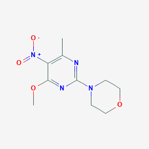 4-(4-methoxy-6-methyl-5-nitro-2-pyrimidinyl)morpholine