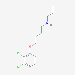 molecular formula C13H17Cl2NO B397039 N-allyl-N-[4-(2,3-dichlorophenoxy)butyl]amine 